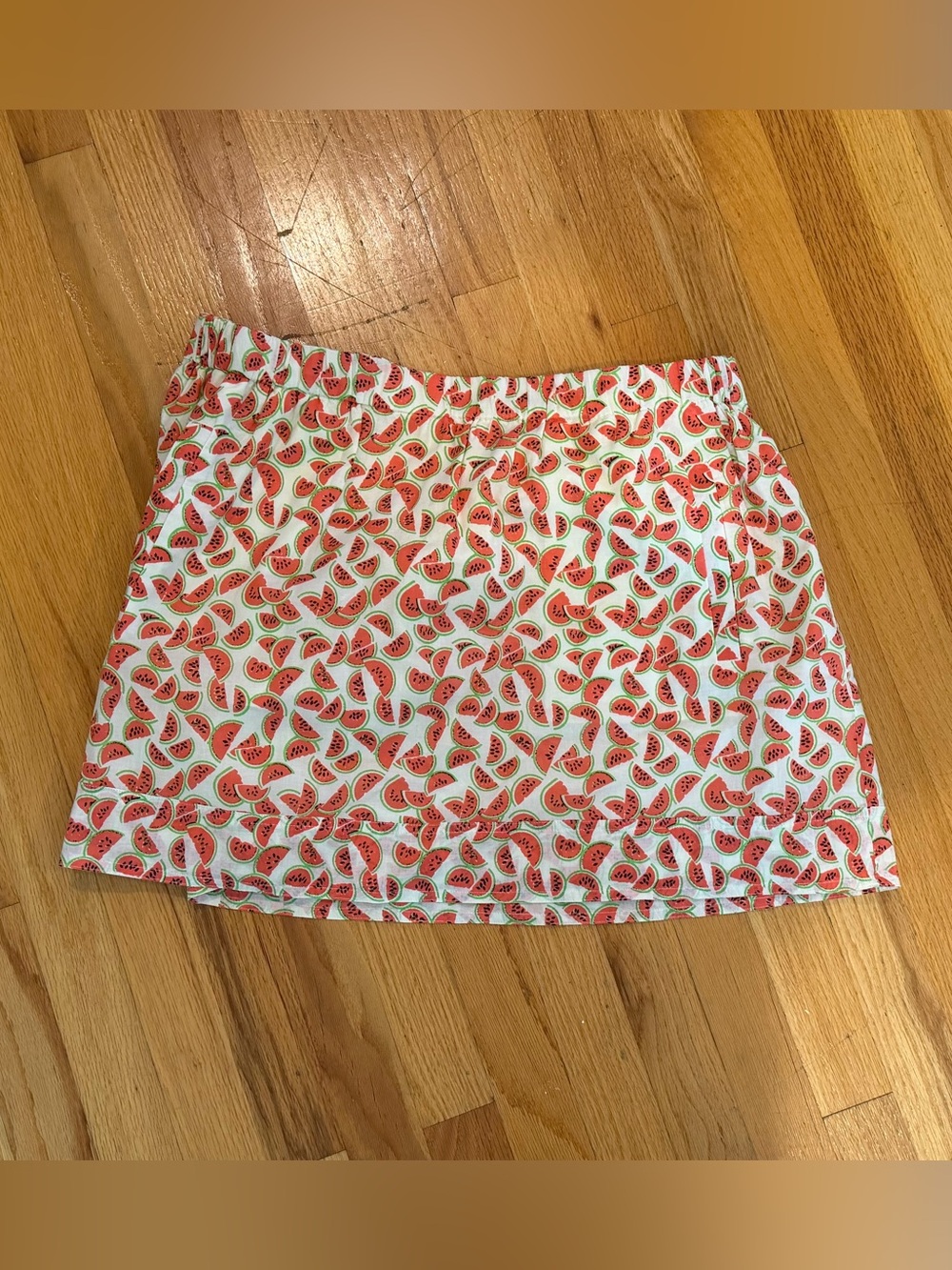 J.Crew - watermelon print mini skirt - SIZE XL
